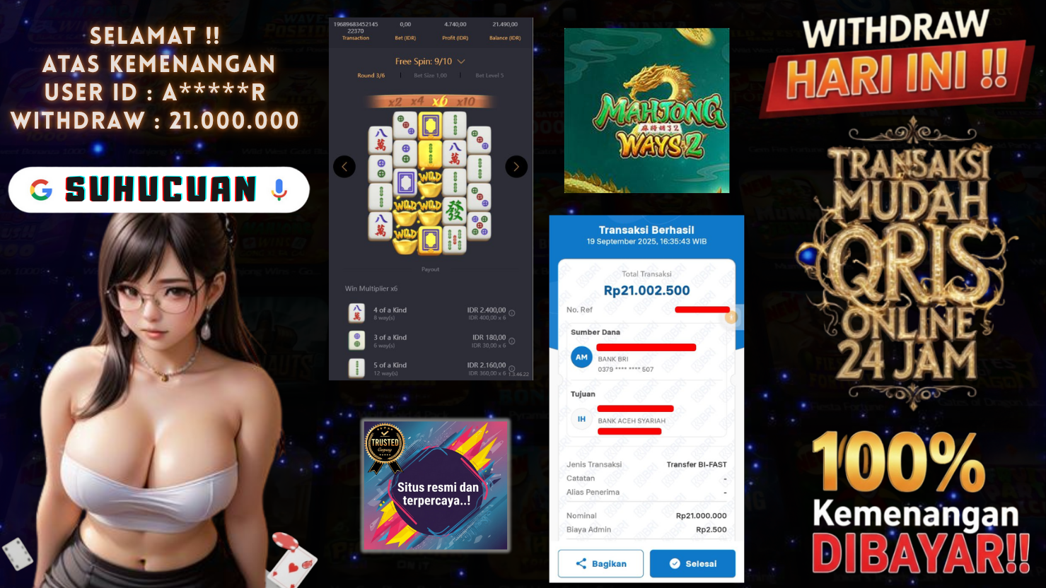 SUHUCUAN JACKPOT SLOT MAHJONG WAYS 2